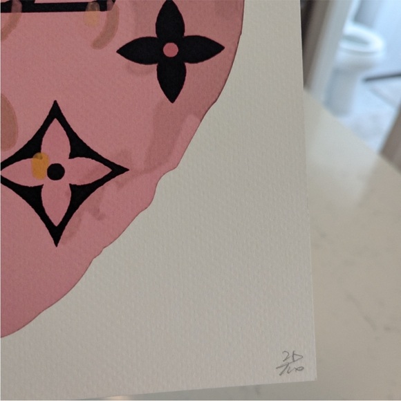 Rare DEATH NYC Limited Edition Louis Vuitton Strawberry Statement Print Signed - Picture 5 of 9